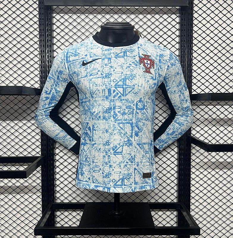 Portugal 2024 Away Long Sleeve Men&#39;s Jersey- Player Issue