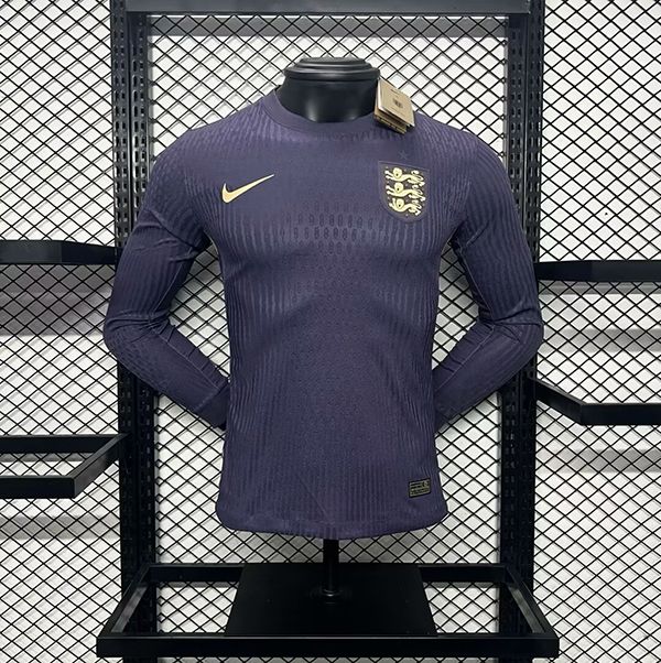 England 2024 Away Long Sleeve Men&#39;s Jersey- Player Issue