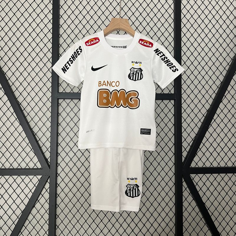 Santos 2012/13 Home Kid&#39;s Jersey &amp; Shorts - Retro