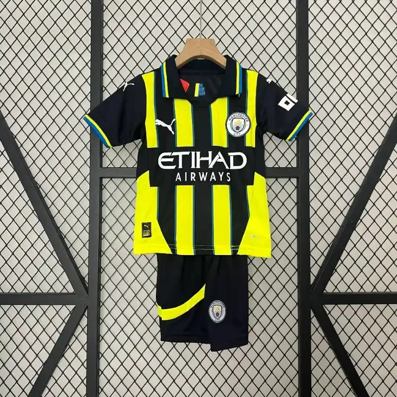 Manchester City 24/25 Away Kid&#39;s Jersey &amp; Shorts