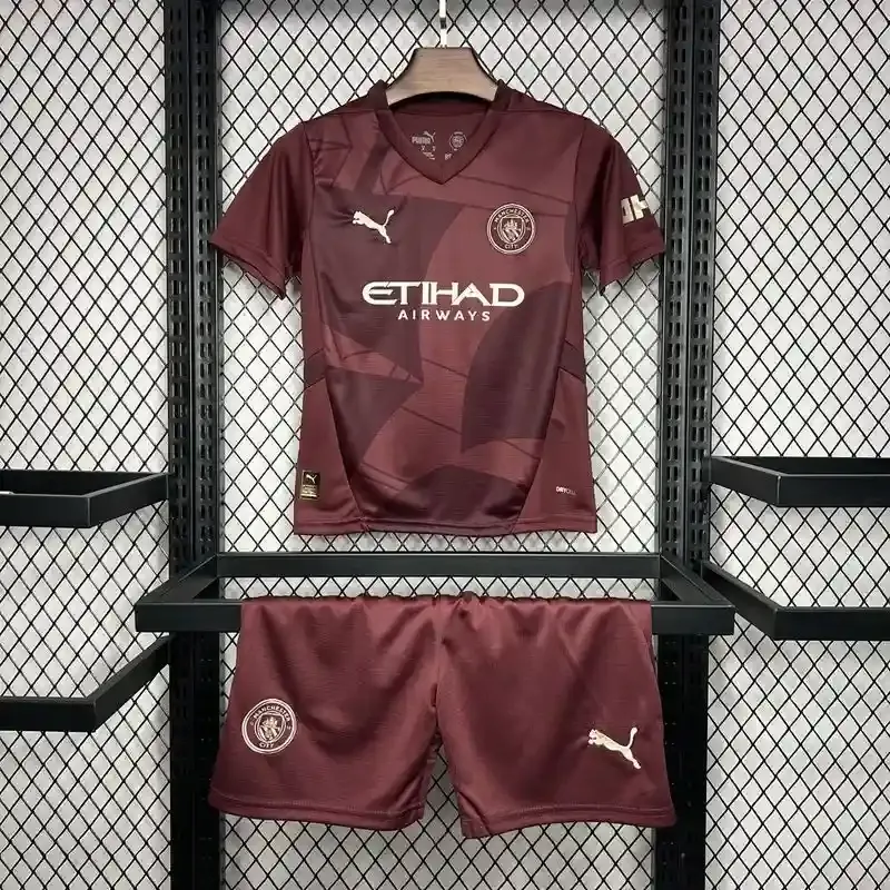 Manchester City 24/25 Third Kid&#39;s Jersey &amp; Shorts