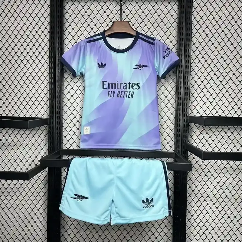 Arsenal 24/25 Third Kid&#39;s Jersey &amp; Shorts