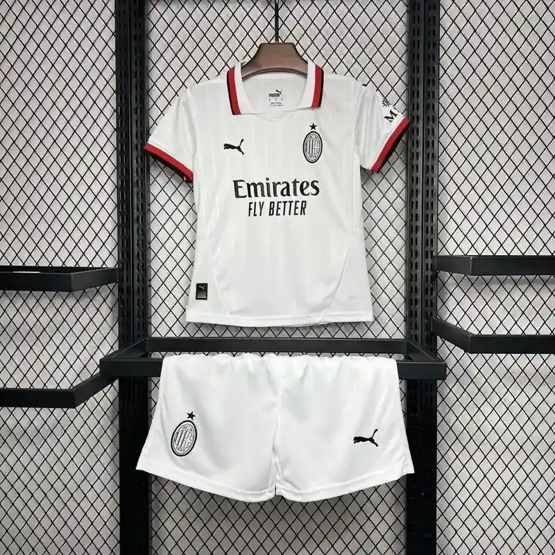 AC Milan 24/25 Away Kid&#39;s Jersey &amp; Shorts