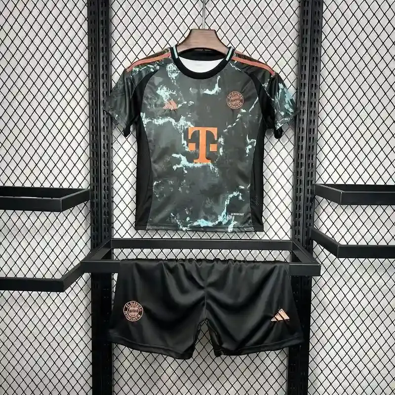 Bayern Munich 24/25 Away Kid&#39;s Jersey &amp; Shorts