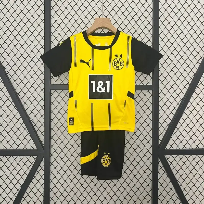 Borussia Dortmund 24/25 Home Kid&#39;s Jersey &amp; Shorts