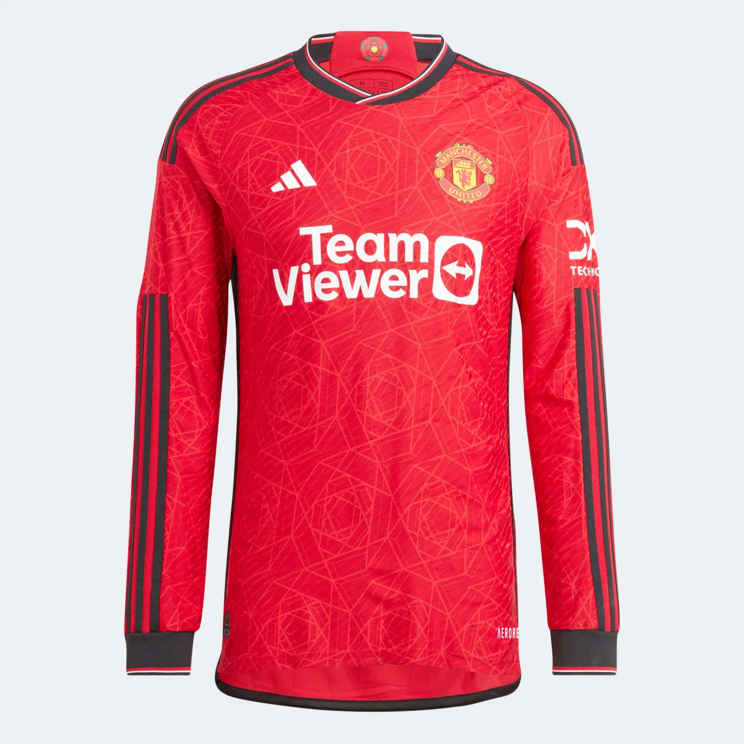 Manchester United 2023/24 Home Men&#39;s Long Sleeve Jersey- Player Issue