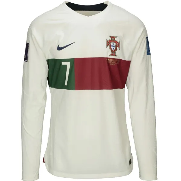 Portugal 2022 Away Men&#39;s Long Sleeve Jersey- Player Issue