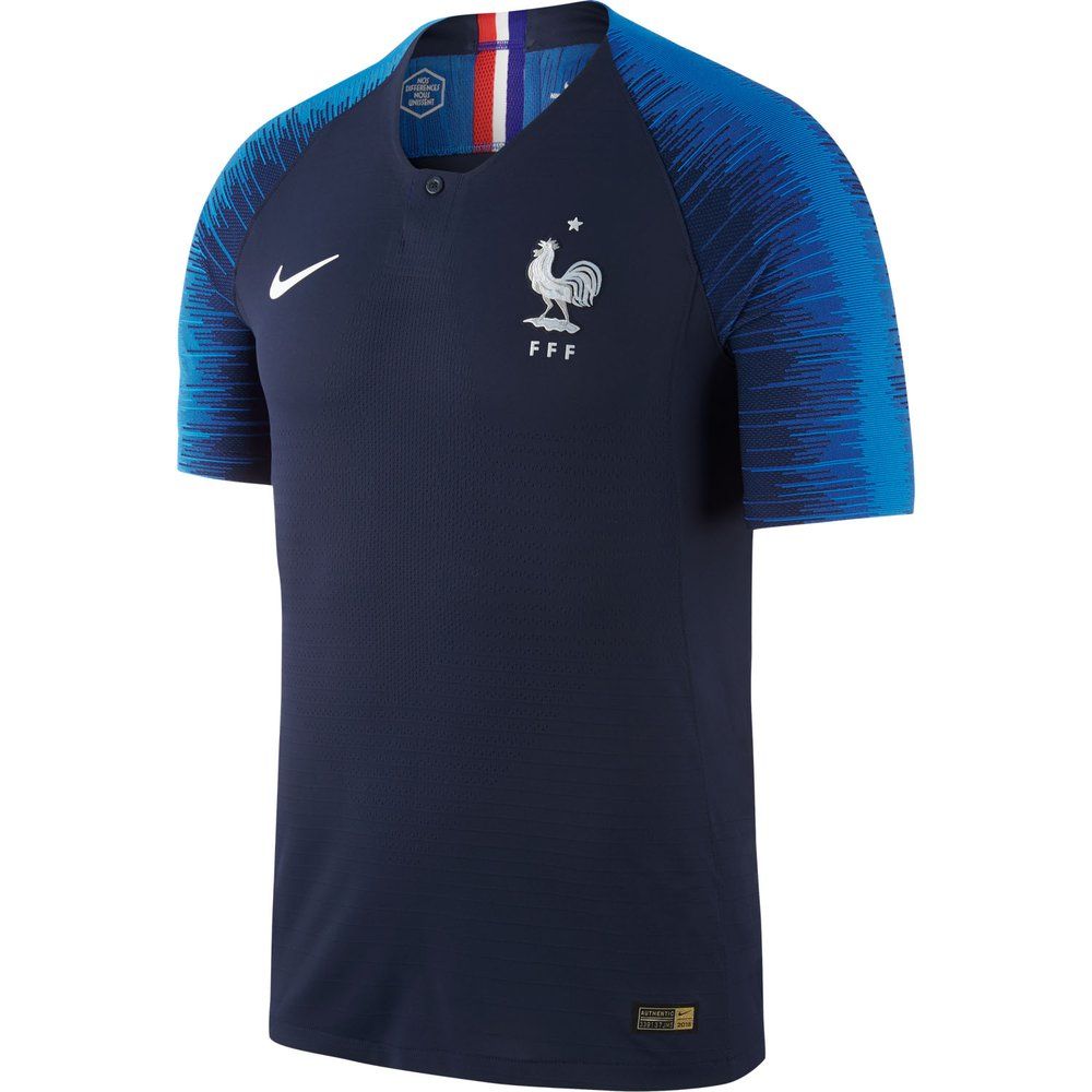 France 2018 Home Men&#39;s Long Sleeve Jersey- Player Issue