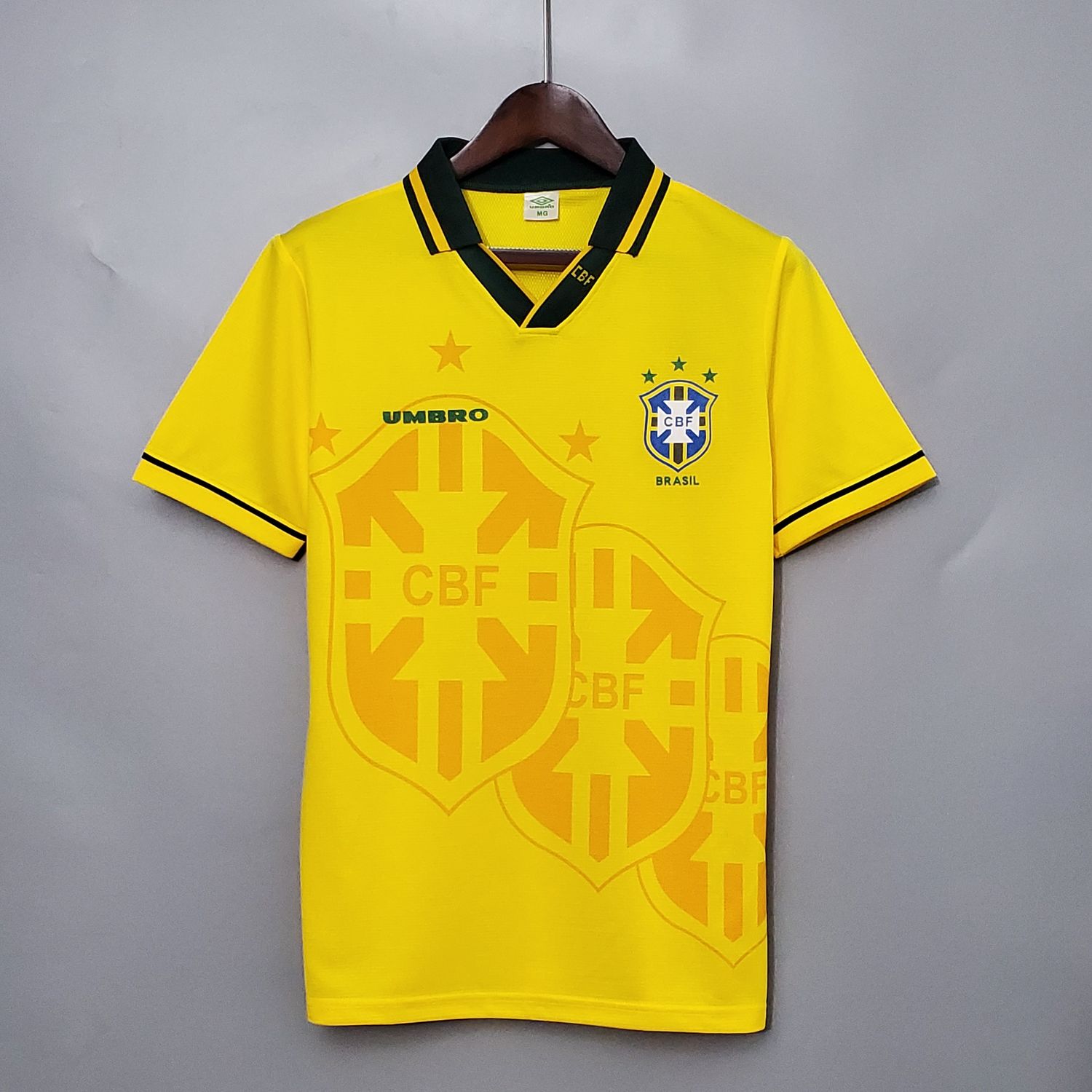 Brazil 1994 Home Men&#39;s Jersey- Retro