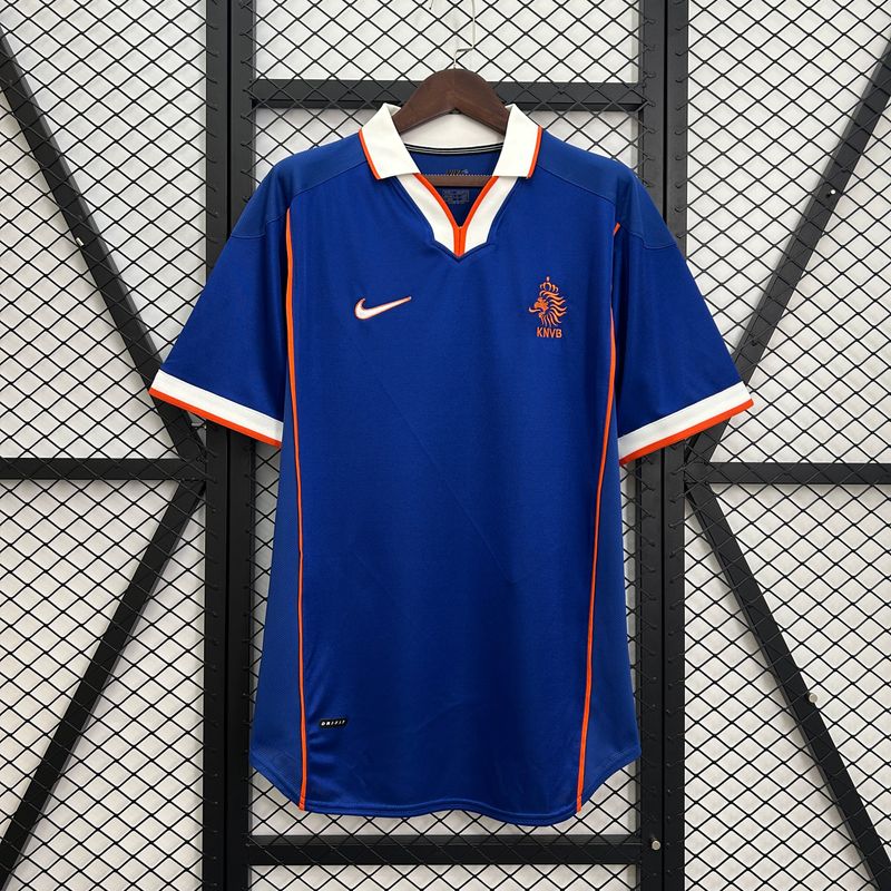 Netherlands 1998 Away Men&#39;s Jersey- Retro