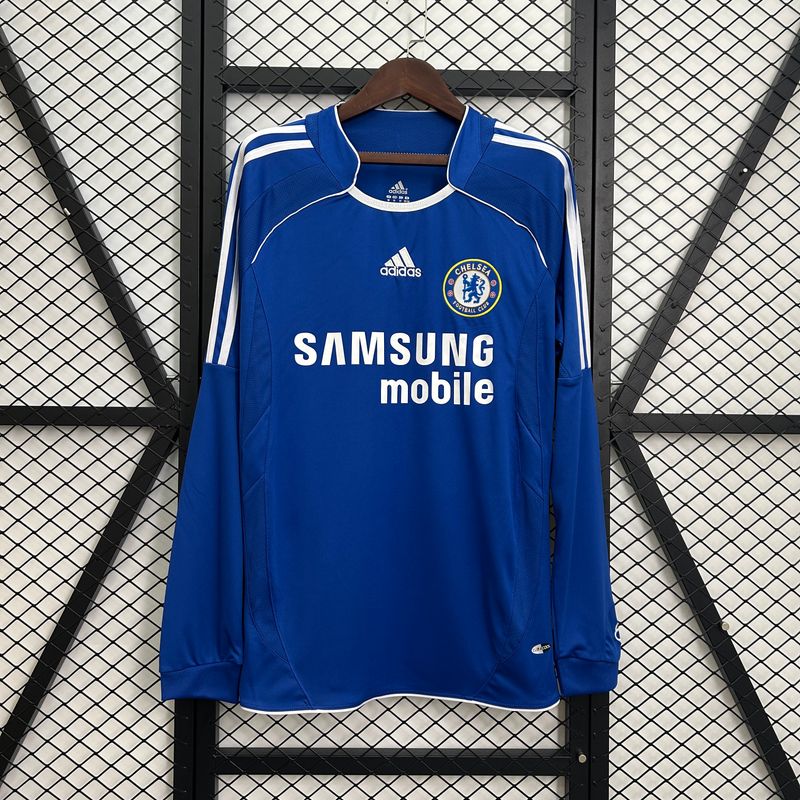 Chelsea 2006/07 Home Men&#39;s Long Sleeve Jersey- Retro