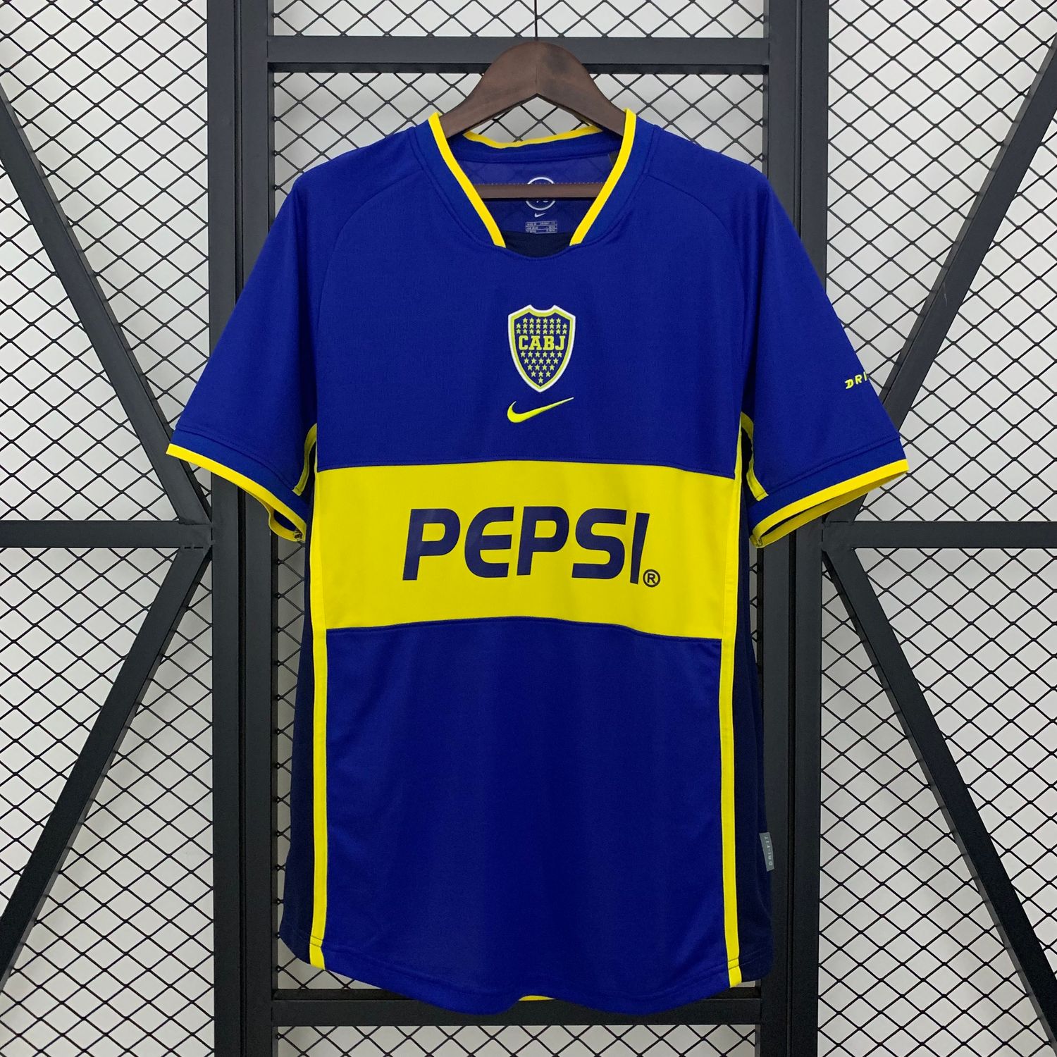 Boca Juniors 2002/03 Home Men&#39;s Jersey- Retro