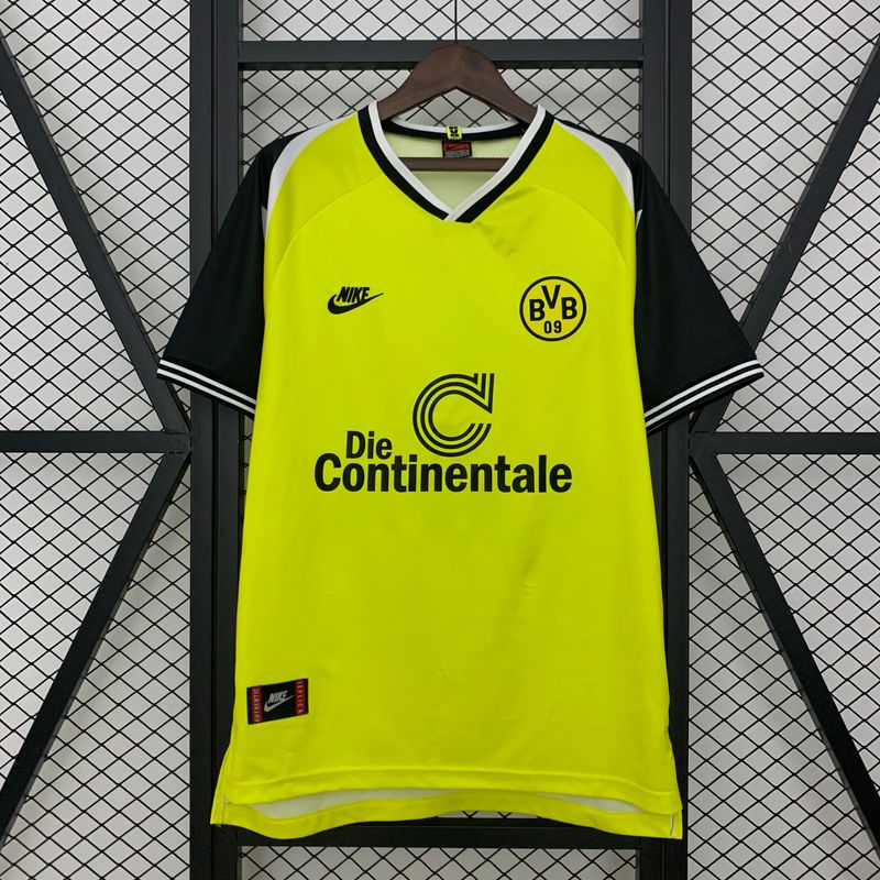 Borussia Dortmund 1995/96 Home Men&#39;s Jersey- Retro