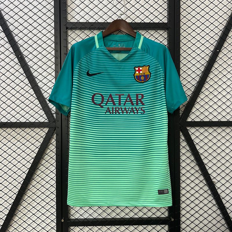 Barcelona FC 2016/17 Third Men&#39;s Jersey- Retro