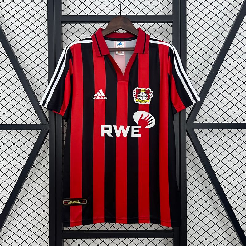 Bayern Leverkusen 2001/02 Home Men&#39;s Jersey- Retro