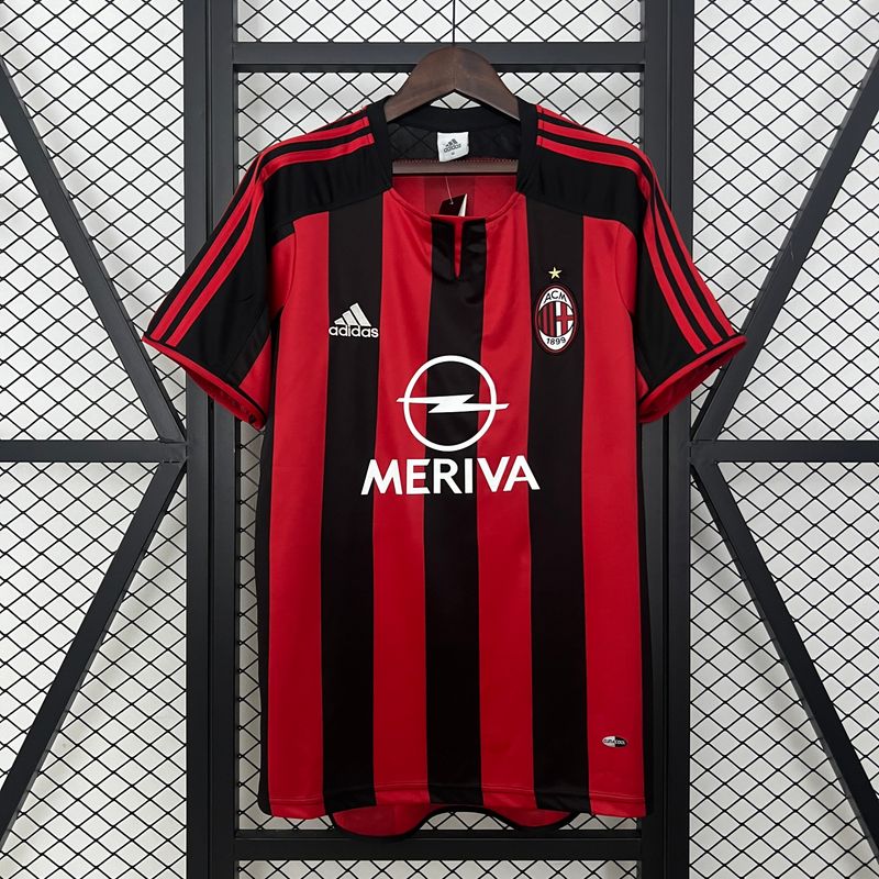 AC Milan 2003/04 Home Men&#39;s Jersey- Retro