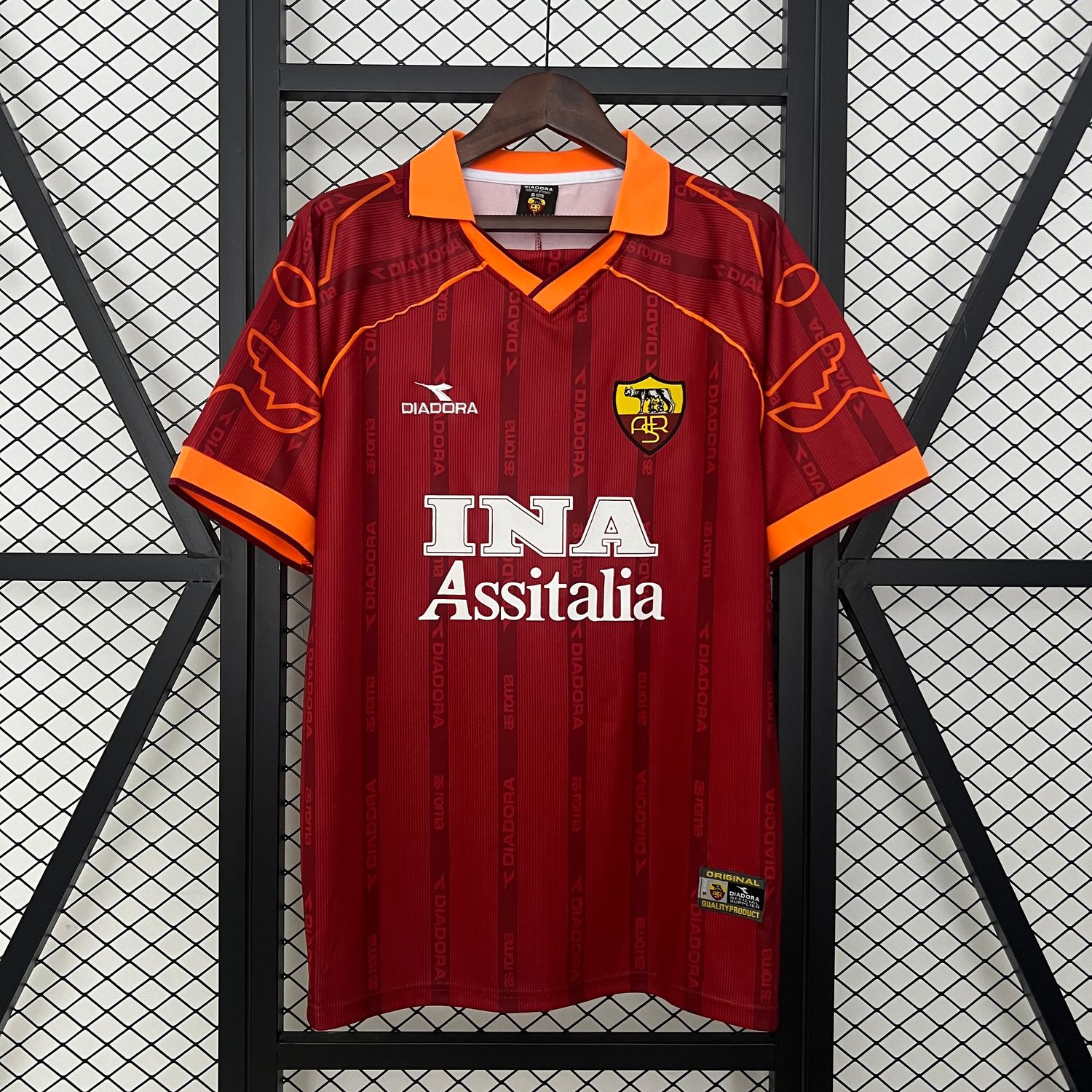 Roma 1999/00 Home Men&#39;s Jersey- Retro