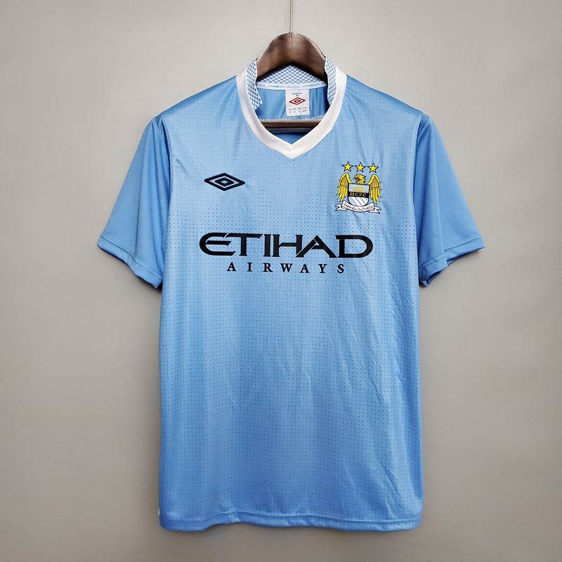 Manchester City 2011/12 Home Men&#39;s Jersey- Retro