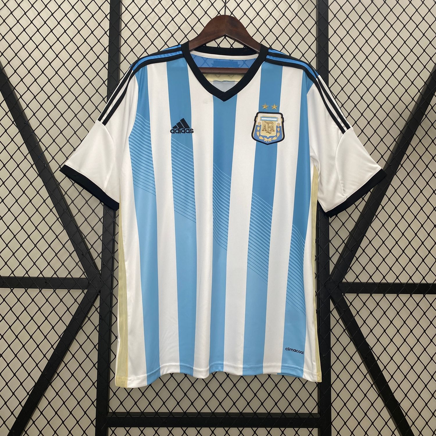 Argentina 2014 Home Men&#39;s Jersey- Retro