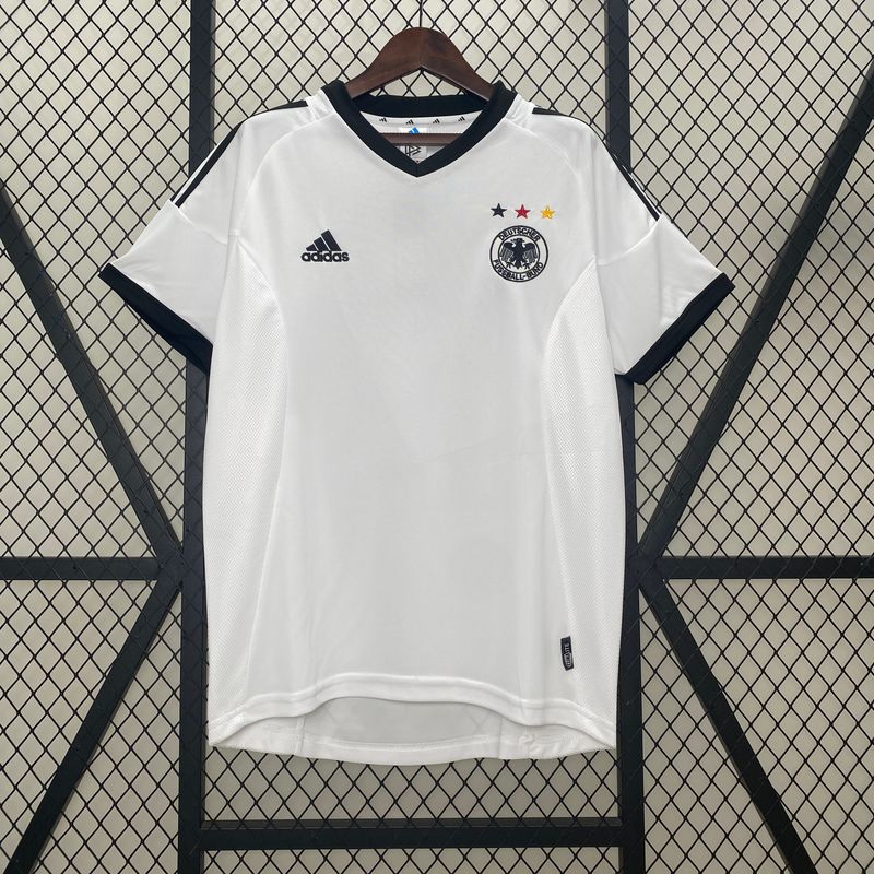 Germany 2002 Home Men&#39;s Jersey- Retro