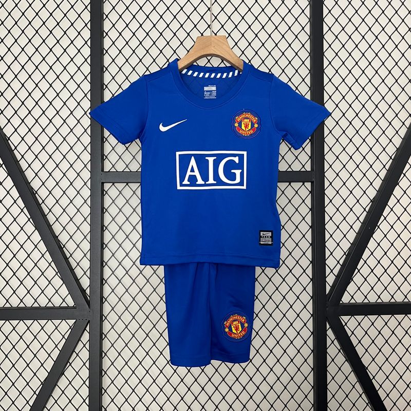 Manchester United 2008/09 Third Kid&#39;s Jersey &amp; Shorts- Retro
