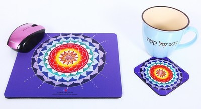 פד לעכבר ותחתית קפה השמש העולה