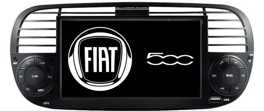 FIAT 500 Multimedia Android 10.0 schwarz