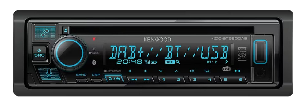 KENWOOD KDC-BT560 DAB CD - USB- 24V Bluetooth Receiver und DAB+