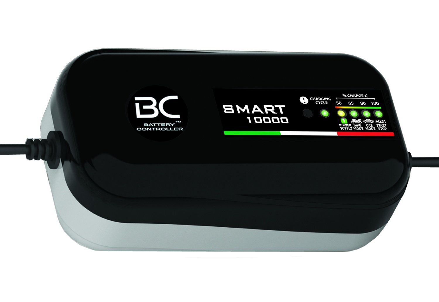 Microprozessor Batterieladegerät 1 A (Bike Mode) 10 A (Car/Start&amp;Stop Mode) Mehr-sprachen Display
