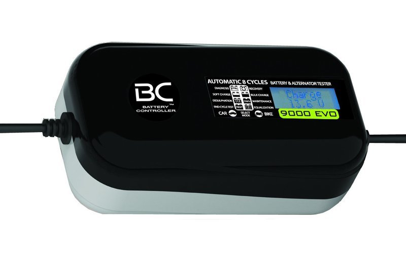 Microprozessor Batterieladegerät, Voltmeter, 1 A (Bike Mode) 10 A (Car/Start&amp;Stop Mode) Mersprachiges LCDDisplay,