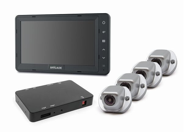 BRIGADE SE-770- 300 - AHD 360 System mit 7" Monitor