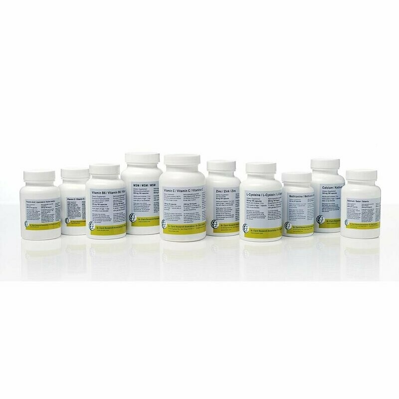 Schwermetall Programm 100 Tage nach Dr. Hulda Clark
