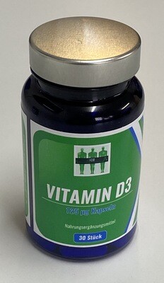 Vitamin D3 - 5000 iE - 125 ug (30 Kapseln)