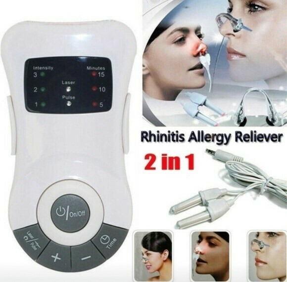 Rhinitis Allergy Reliever Zweikanal-Laser Device