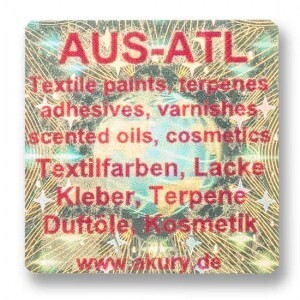 AUS-ATL – allergieauslösende Textilfarbe, Lacke, Kleber, Terpene, Duftöle, Kosmetika