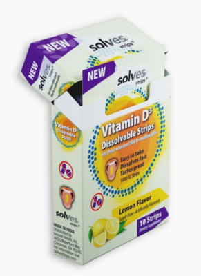 Solves Strips® Vitamin D3 lösliche Streifen