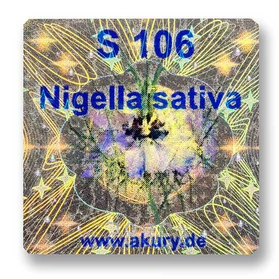 Chip &quot;S 106 – Echter Schwarzkümmel / Nigella sativa&quot;