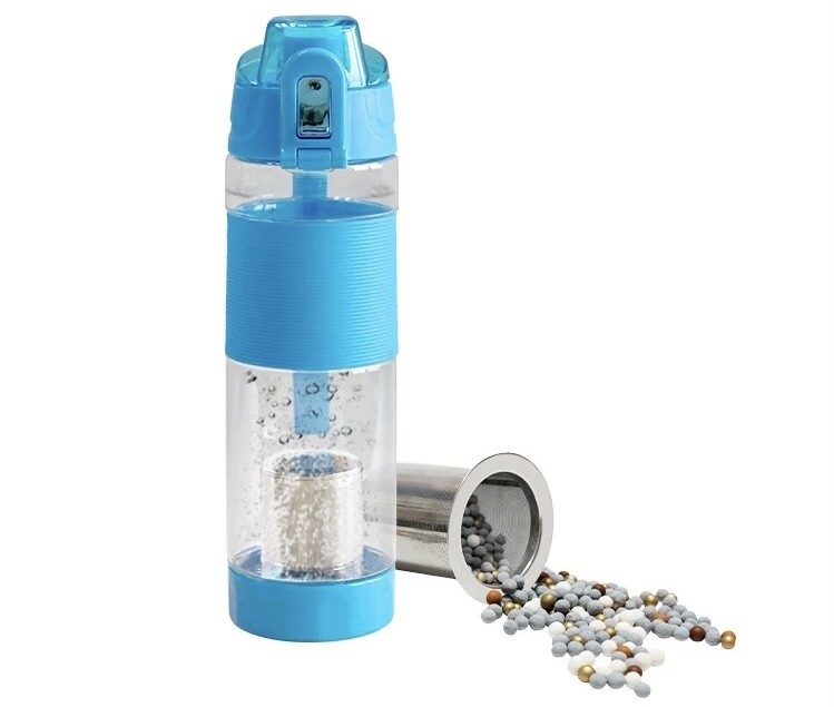 Trinkflasche Quantum Energy 650ml blau