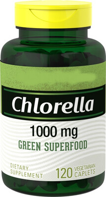 Chlorella 1000mg - 120 vegetarische Kapseln