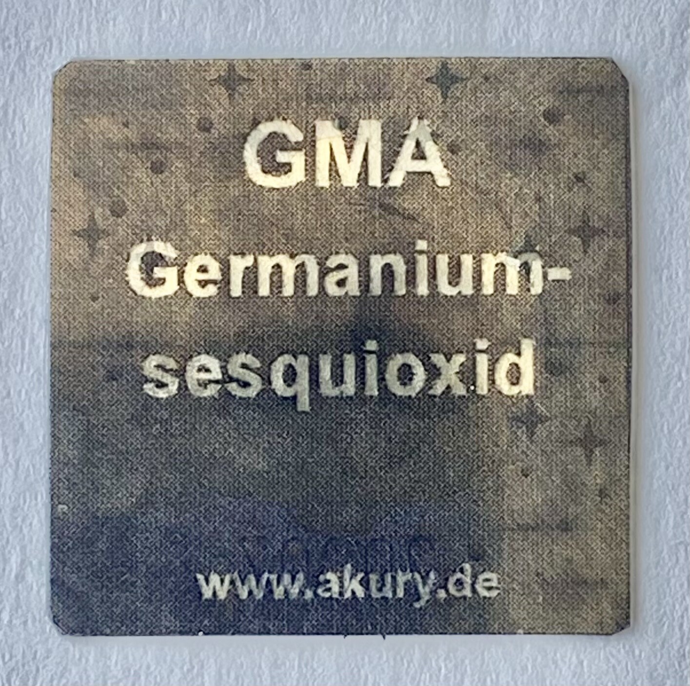 Chip "GMA – Germanium sesquioxid"