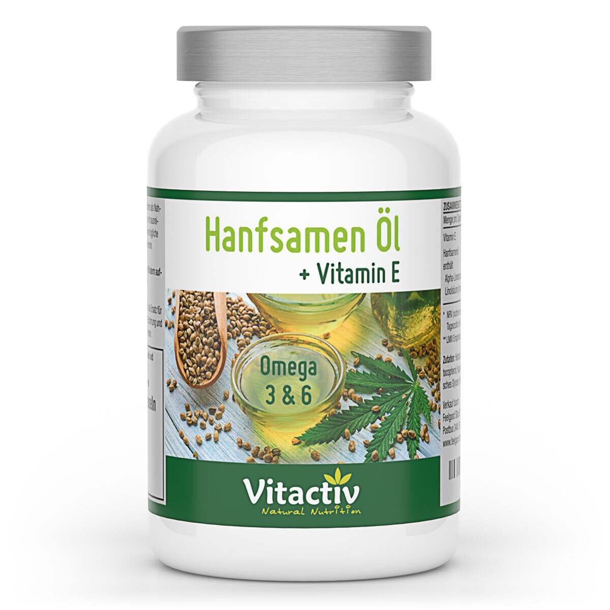 HANFSAMEN Öl + Vitamin E