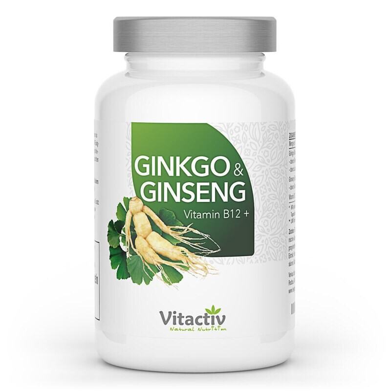 GINKGO + GINSENG + B12