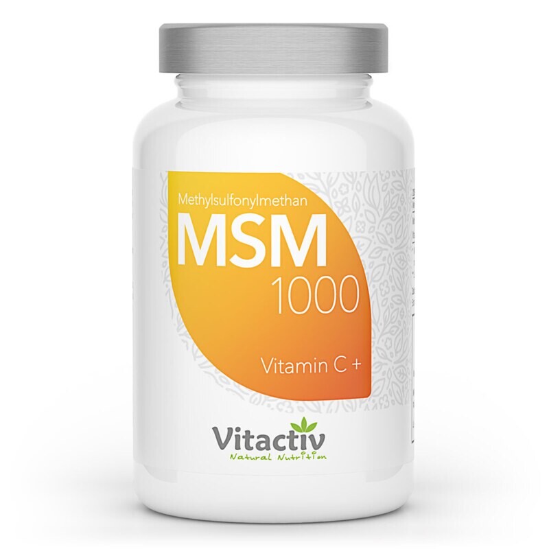 MSM 1000 + Vitamin C