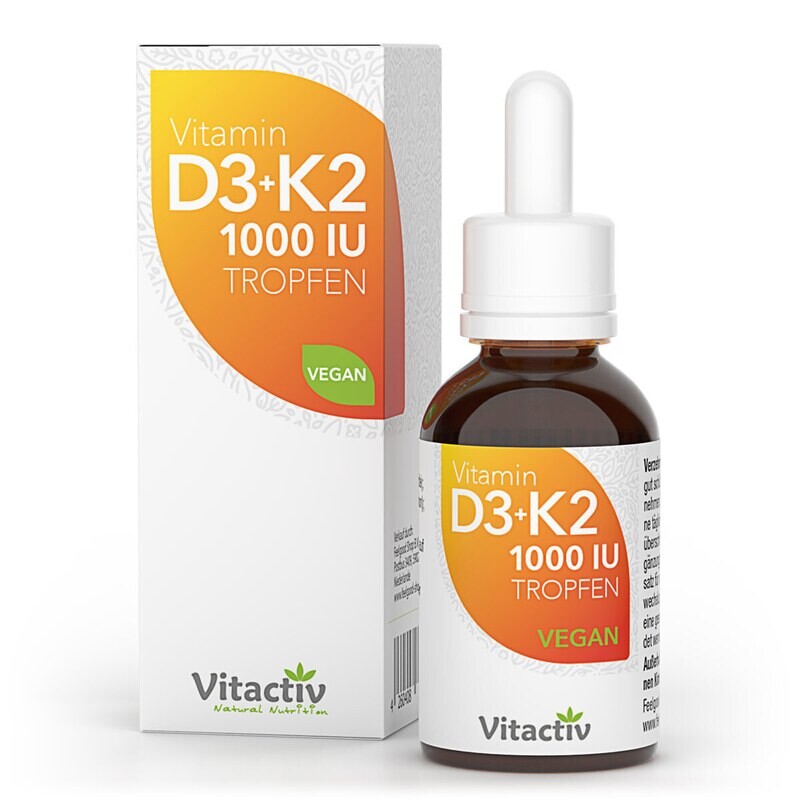 VITAMIN D3 + K2 1000 IU TROPFEN