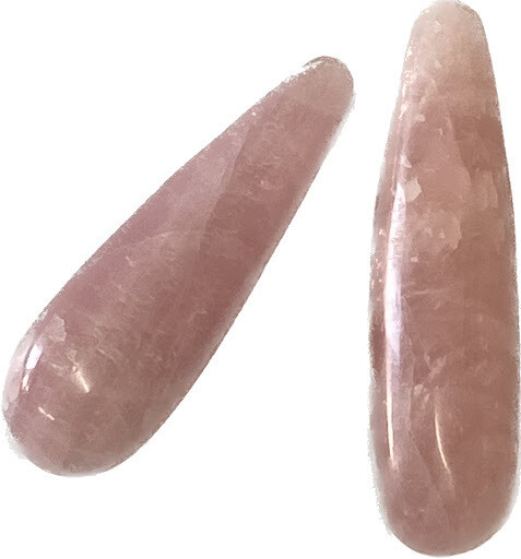 Massagesticks aus Rosenquarz
