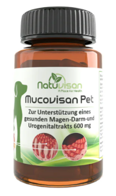 Mucovisan Pet Mucosa Zell-Vitalstoffkomplex für Tiere 600 mg - 60 Kapseln