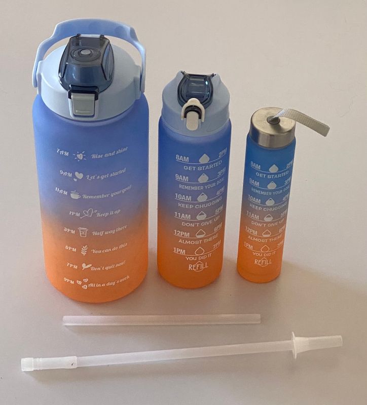 Trinkwasserflaschen 3er Set