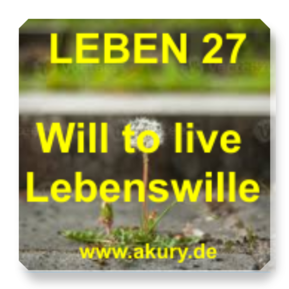 Chip &quot;LEBEN 27 = Lebenswille