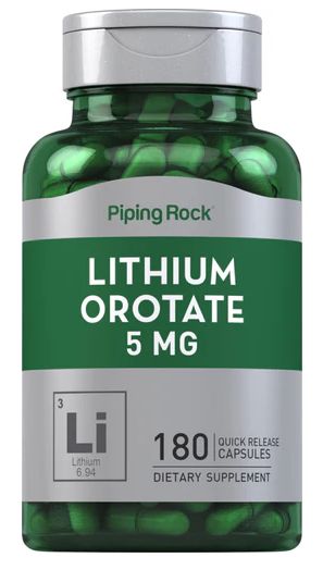 Lithiumorotat 5 mg 180 Kapseln mit schneller Freisetzung