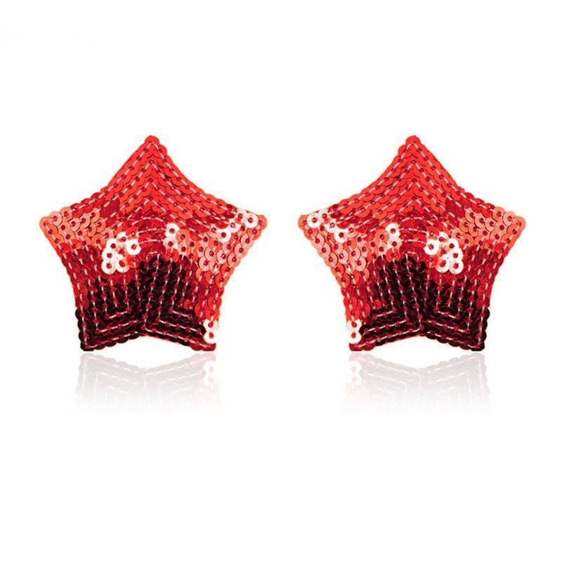 Star Shape Round Dot Sequin Nipple Covers